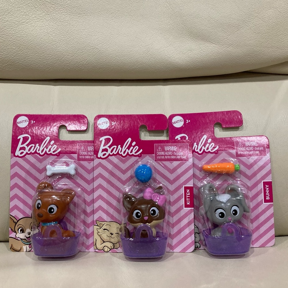 Barbie Pets Bundle Puppy Kitten & Bunny - Picture 2 of 9